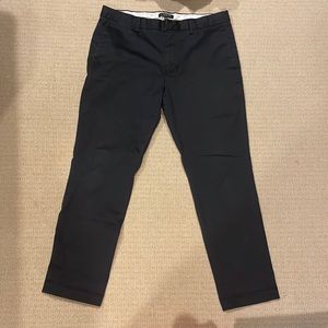 Banana Republic Fulton Skinny Chnino - Black 35Wx30L